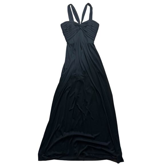 Alex Evenings Vintage Formal Black Maxi Dress Size 10 - Picture 1 of 12